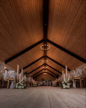 Mulberry Barn set for a gathering