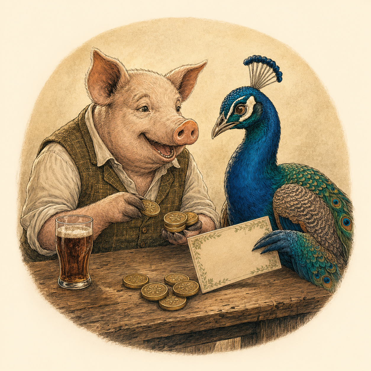 The Pig and Peacock sharing Farmhouse Friends rewards and offers